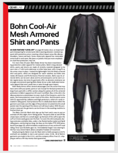 NEWS: Cool-Air Mesh Shirt and Pants