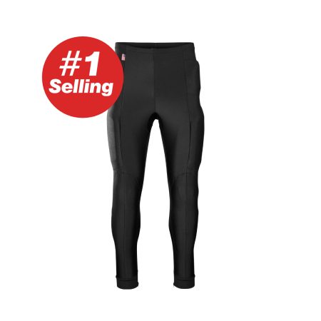 All in Motion Men's Fitted Coldweather Form Fit Tights - Black - Size M  Medium