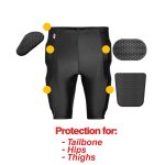 Protective Motorcycle Shorts | Hip, Tailbone and Thigh Protection