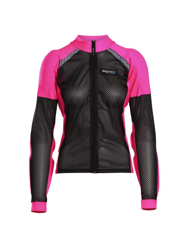 Airtex™ – Mesh Armored Motorcycle Shirt – Hot Pink | Bohn Body Armor