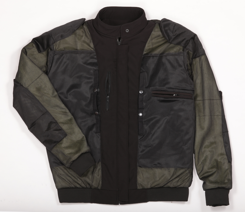 Kevlar Motorcycle Jacket – Black (no armor) | Bohn Body Armor