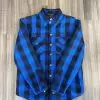 Blue Flannel Folded